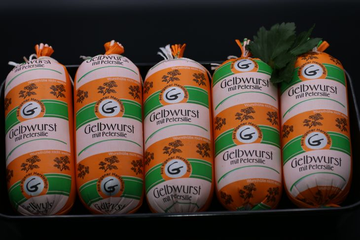 Gelbwurst mit Petersilie Stk